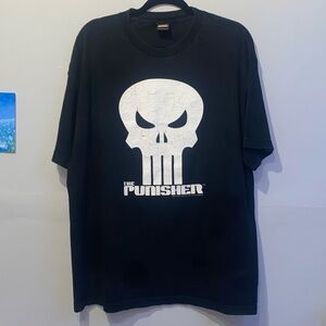 Vtg 2002 Marvel “The Punisher” Movie Promo Shirt - Black/ White - Mens Sz 2XL